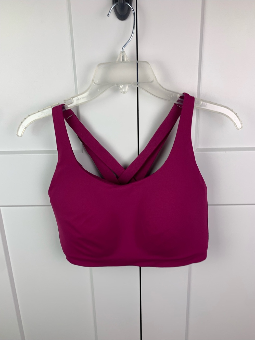 Lululemon Energy Bra 36DD Magenta Purple High Support Strappy - Picture 4 of 7